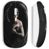 CAPACHEAP Souris Sans Fil Dark Sexy Girl