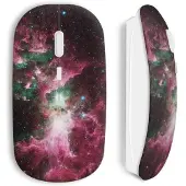 MANIACASE Souris sans fil Red galaxy