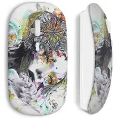 CAPACHEAP Souris sans Fil Stylized woman's face