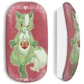CAPACHEAP Souris sans fil Green fox renard