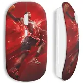 CAPACHEAP Souris sans fil lebron james basketball red art