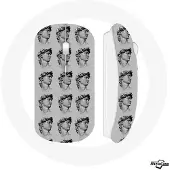 MANIACASE Souris Sans Fil Statue fond gris