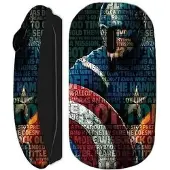 CAPACHEAP Souris Sans Fil Captain Super America Comics Noire
