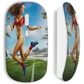 CAPACHEAP Souris Sans Fil Sexy Girl Football
