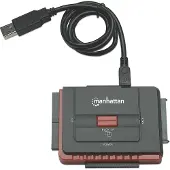 Manhattan 179195, USB Type-A, Svart, SATA 1.0 FCC CE EuP WEEE, 12 V, 70 mm, 98 mm