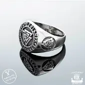 Northern Viking Jewelry 0Northern Viking Jewelry Valknut ring NVJ-H-SO003-210