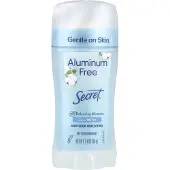 Secret , 48 timmars Doftskydd Deodorant, Fritt från Alumin, Cotton, 2,4 oz (68 g)