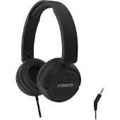 STREETZ H110 Hörlurar, vikbara, volymkontrol, 3.5 mm, black