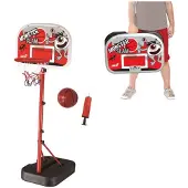Sport One Basketkorg Monster Slam 138–166 cm på stativ