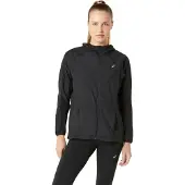 Asics Women's Road Packable Jacket Performance Black