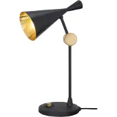 Tom Dixon Design bordslampa Beat Table, dimbar, Svart, Vardagsrum / matsal, Mässing, Design, Bordslampa