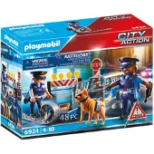 Playmobil City Action Polis Vägspärr - 6924