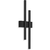 Telefunken LED utomhus vägglampa Graz, Svart, Metall, Modern, LED-vägglampa utomhus