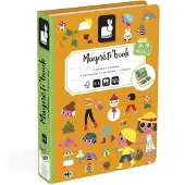 Janod - Magneti'Book - 4 Seasons - 115 magnets