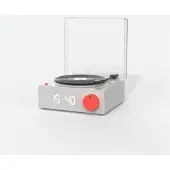 Ginza.se MOB Speaker Alarm Clock Vinyl Retro Grey