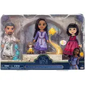 Disney Wish Docka-Gåvoset - 15 cm - Asha/Dahlia/Magnifico - Wish - One Size - Docka