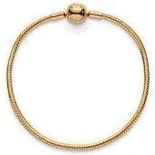 Pandora Moments Snake Chain 14k Gold-Plated armband 568748C00-16