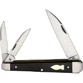 Rough Ryder Reserve Reserve Whittler RRR022, D2, Black Micarta, slipjoint pocket knife