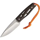 Rough Ryder RR2601 Satin 440, Brown Micarta, fixed knife