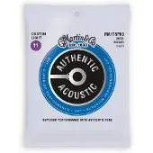 Martin strings Gitarrsträngar Authentic Acoustic SP 80/20 Bronze 3 Pack Custom Light 11-52