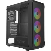 Dutzo C321 Mesh TG ARGB - Chassi - Miditower - Svart