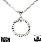 Northern Viking Jewelry Rune Pendant halsband NVJRS081