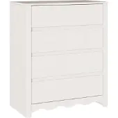 vidaXL Byrå med låda Drammen Vit 76,5 x 40 x 91 cm Massivt tallträ