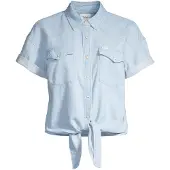 Lee Western Cropped Kortärmad Skjorta