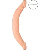 Realrock - dubbel dildo - 36 cm - naturfärg