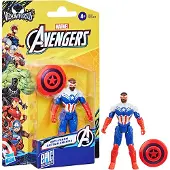 AVENGERS Marvel VenomVersus Epic World of Action Anti-Venom Captain America Figur- och skldtillbehr 4-tums (10 cm) Superhjlteleksaker fr barn