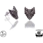 Northern Viking Jewelry Guardian Wolf örhängen NVJKK028