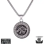 Northern Viking Jewelry Fenrir Rune halsband NVJRS125