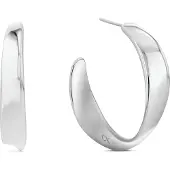 Calvin Klein Twisted Hoop Earrings