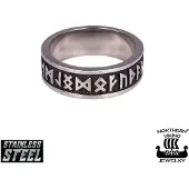Northern Viking Jewelry Viking Rune ring NVJSO029_22.5mm