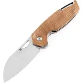 Kansept Knives Model 6 Linerlock Brn Micarta