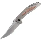 Kansept Knives Baku Linerlock Brown Micarta