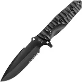 TB Outdoor Marauder Serrated - Svart G10