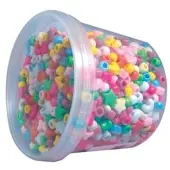 Playbox Plastpärlor i hink 1200-p, Playbox