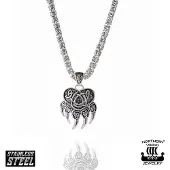 Northern Viking Jewelry NVJRS047 halsband Bear Paw