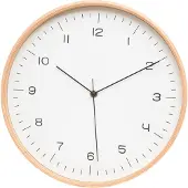 4Living väggklocka i fanér Ø 31 cm