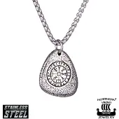 Northern Viking Jewelry Vegvisir Stone halsband NVJRS116