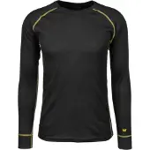 CAT Thermo Polyester Herrschjorta i Svart Baslager