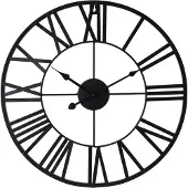 Usorteret Deco4Home Metal wall clock 47cm black Deco4Home
