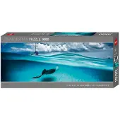 Heye Puzzle Pussel - Panorama - Stingray - 1000 Delar - - One Size - Pussel