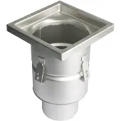 Blücher 110 x 200 x 200 mm industriellt flöde utan sidoinlopp, vertikal