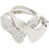Pilgrim Ring 'Connect' silver / transparent