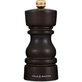 Cole & Mason Cole &amp Mason London, Saltkvarn, Choklad, Trä, Bokträ, Keramik, Salt, 58 mm