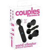 Couples Choice - uppladdningsbar värmande massagevibrator - svart