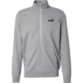 Puma Sportsweatjacka 'Essentials No. 1' grå / svart