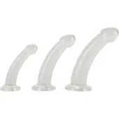 You2Toys Clear - analdildoset med ollon - 3 delar - transparent